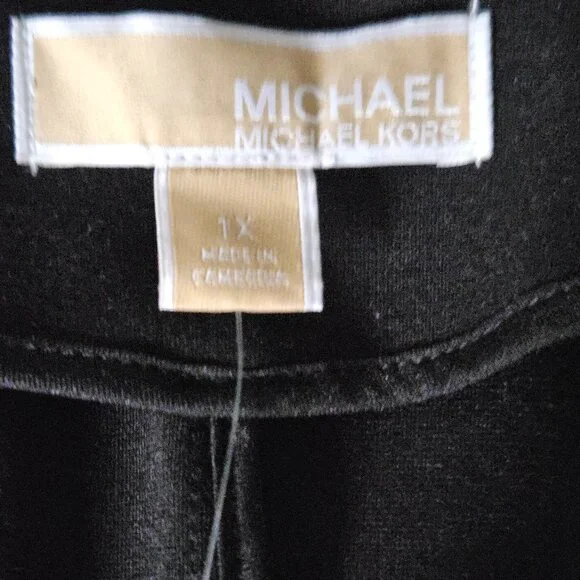 NWT Michael Kors Black One Button Blazer Size 1X - Picture 3 of 10